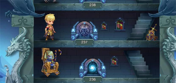 小人打怪叠加数字爬塔的游戏