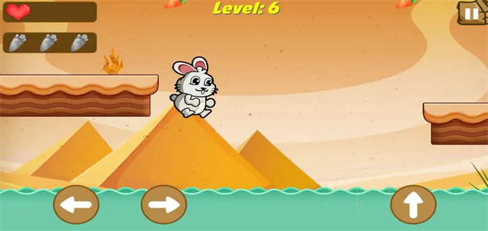 兔子跑酷吃萝卜的游戏